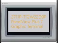 2711P-T12W22D9P PanelView Plus 7 グラフィックターミナル