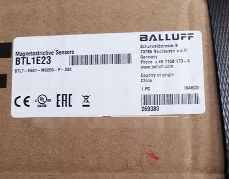 バルーフ BTL7-E501-M0203-Z-S32 マイクロパルストランスデューサー 線形範囲 25-7620mm