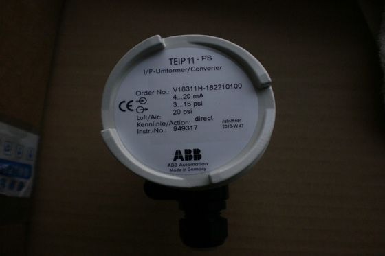 I P信号変換器 ABB 標準信号のためのバルブ位置付け器 TEIP11 PS V18311H 182210100